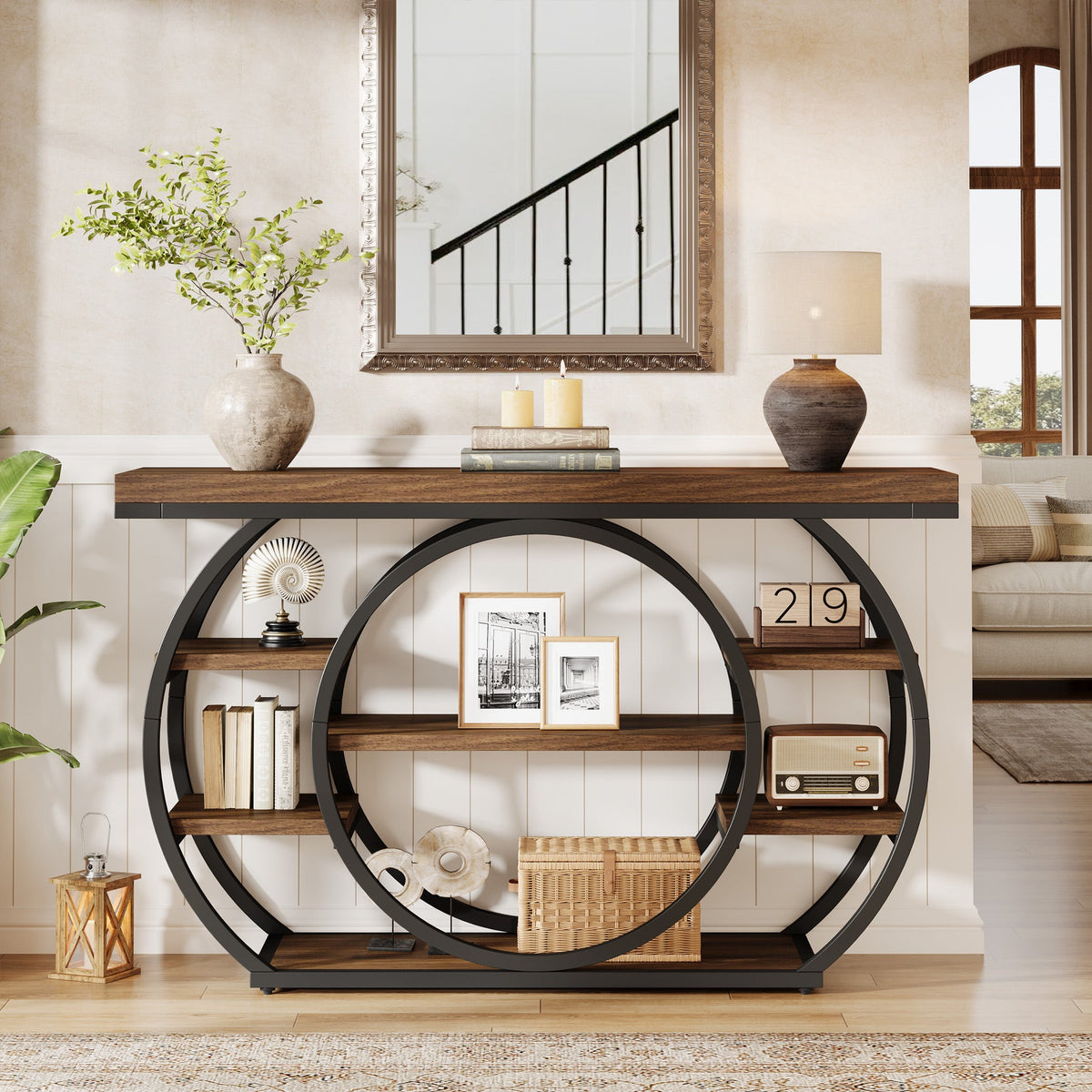 #Colour_Dark walnut & black