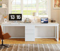 78.7-Inch 2 Person Computer Desk with 3 Drawers, Extra Long Double Desk for Home Office