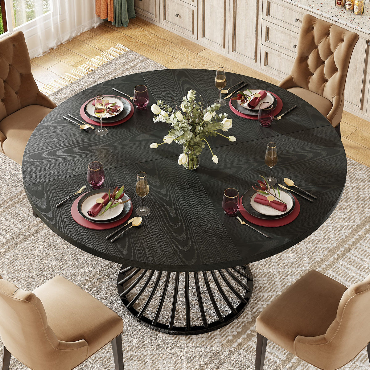 47.2-inch round dining table