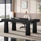 63" Executive Desk, Industrial Computer Desk for Home Office
