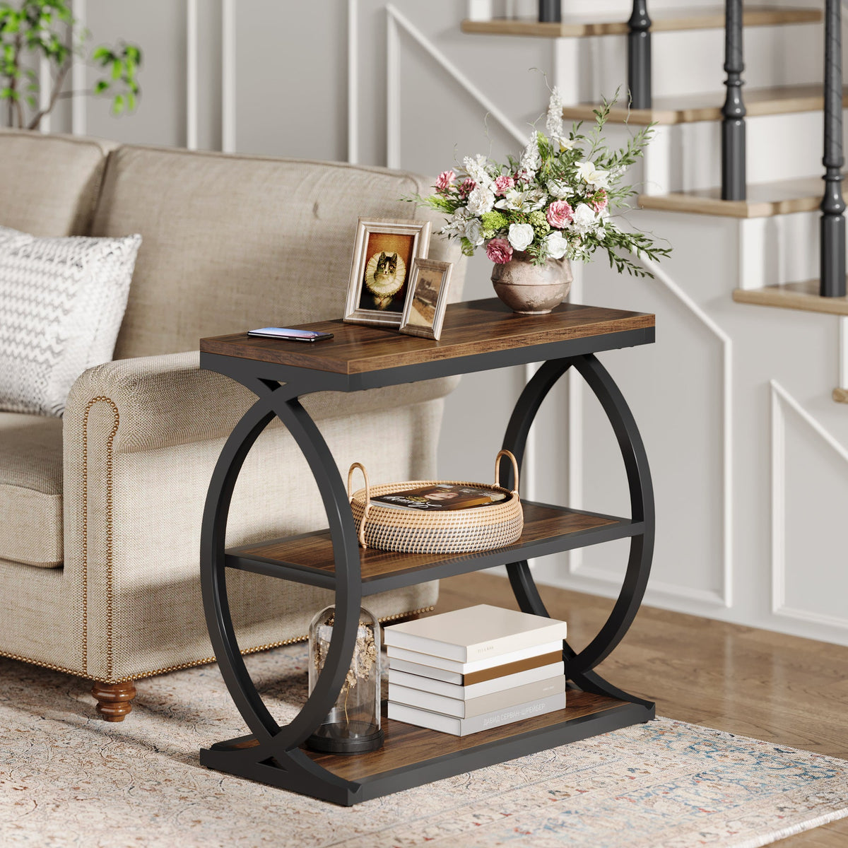 #Colour_Rustic Brown & Black