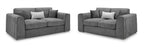 Naples Sofa 3+2 Set Grey