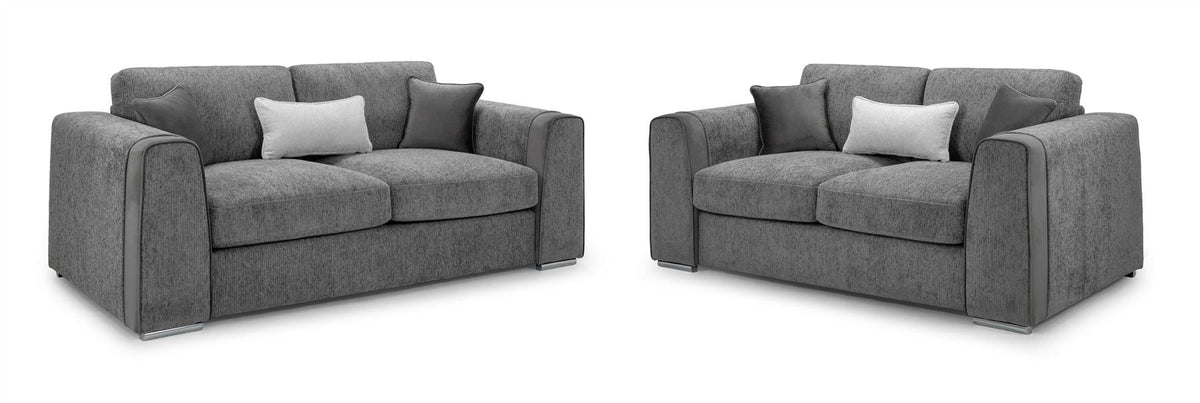 Naples Sofa 3+2 Set Grey
