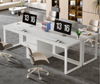 78.7-Inch 2 Person Computer Desk with 3 Drawers, Extra Long Double Desk for Home Office