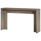 55-Inch Farmhouse Console Table with Storage, Narrow Wooden Entryway Sofa Table