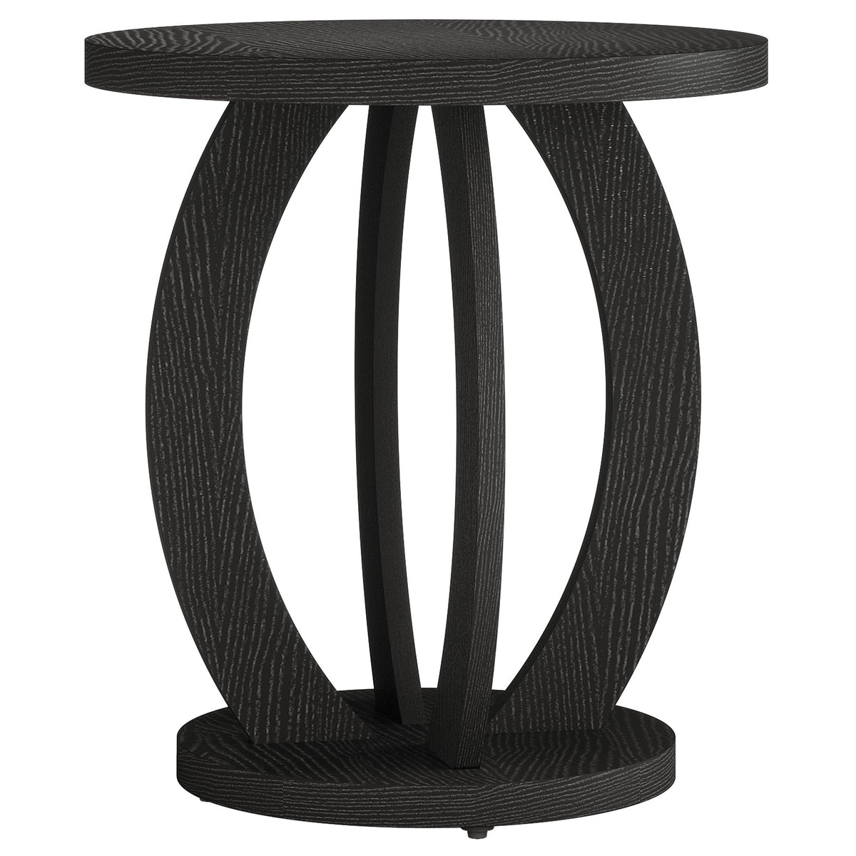24-inch round farmhouse nightstand