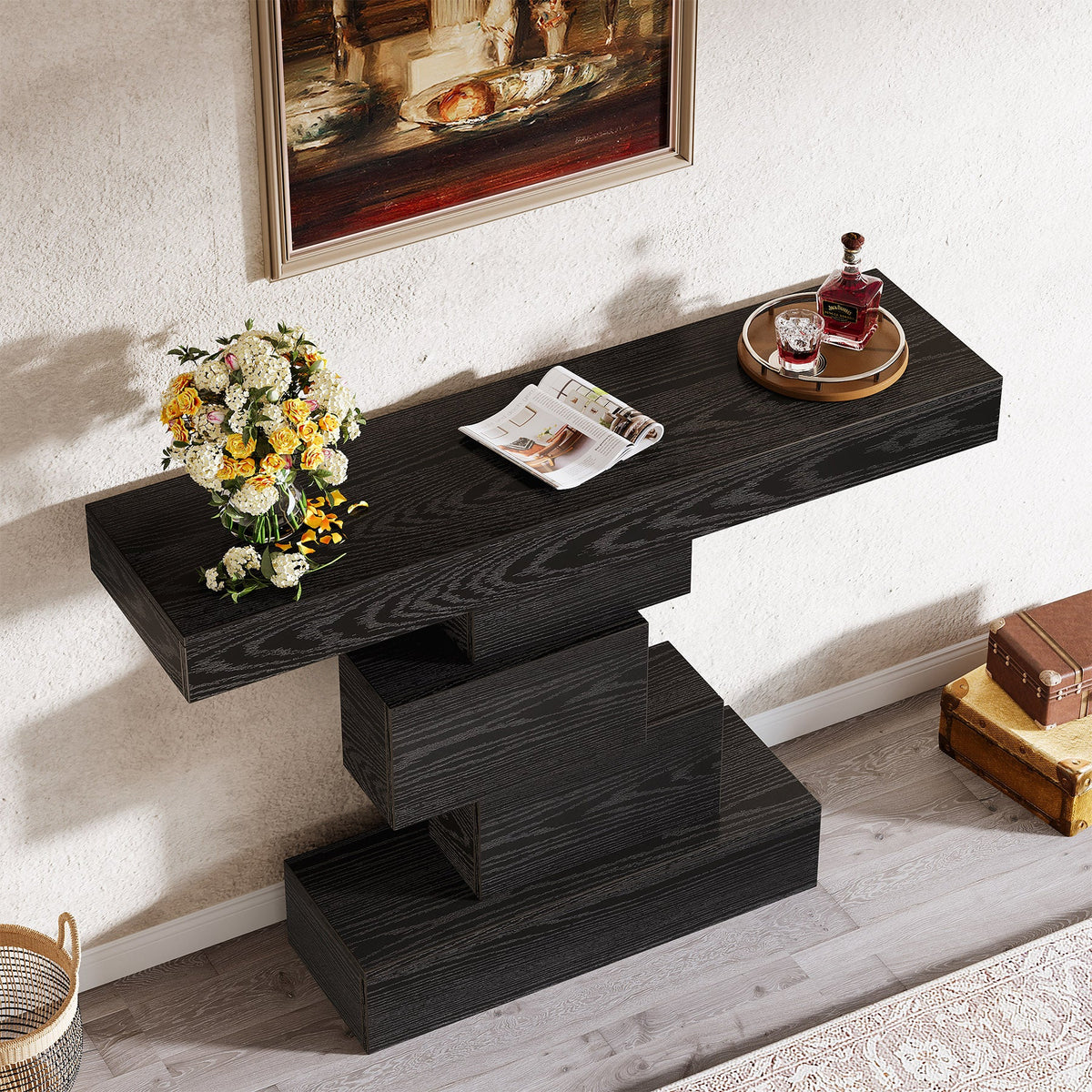 42.5-inch narrow console table