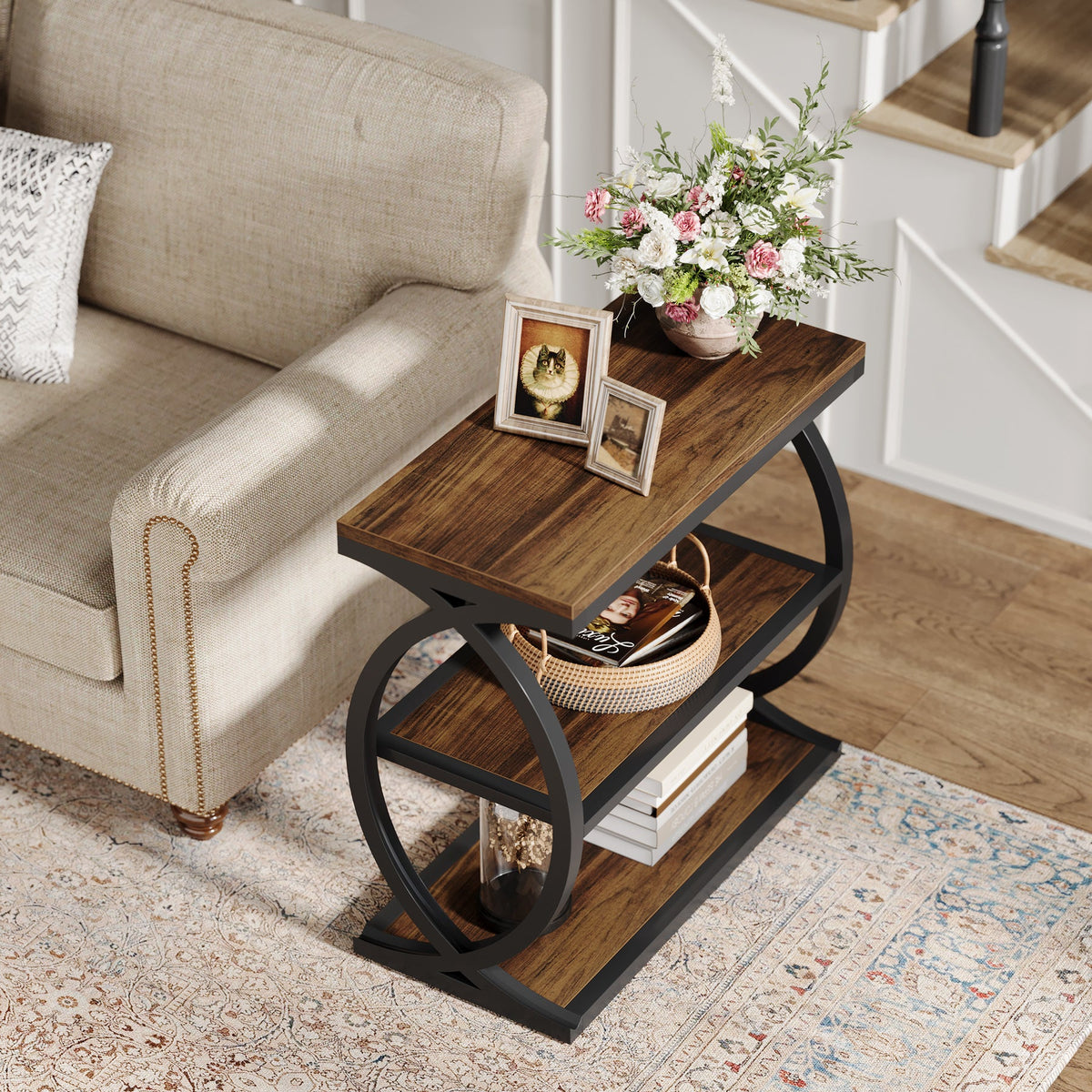 #Colour_Rustic Brown & Black