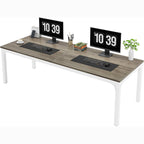 Rectangle Executive Desk, 78.7" Computer Desk 6FT Conference Table