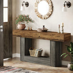 63-inch entryway console table