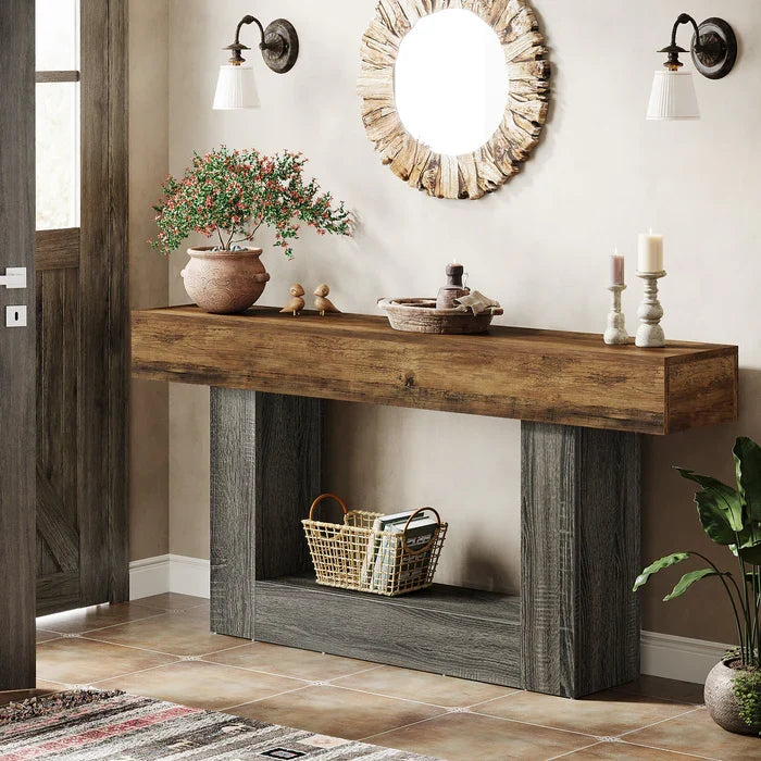 63-inch entryway console table