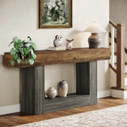 63-inch entryway console table