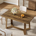 47-Inch Wood Dining Table with 250 lb Capacity, Farmhouse Rectangle Table for Kitchen