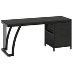 59 Inch Computer Desk with Reversible 3-Drawer Storage, Industrial Desk for Home Office