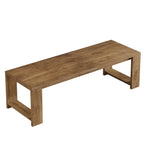 86.6-Inch Dining Table for 6 with Reinforced Base, Long Farmhouse Table for Kitchen