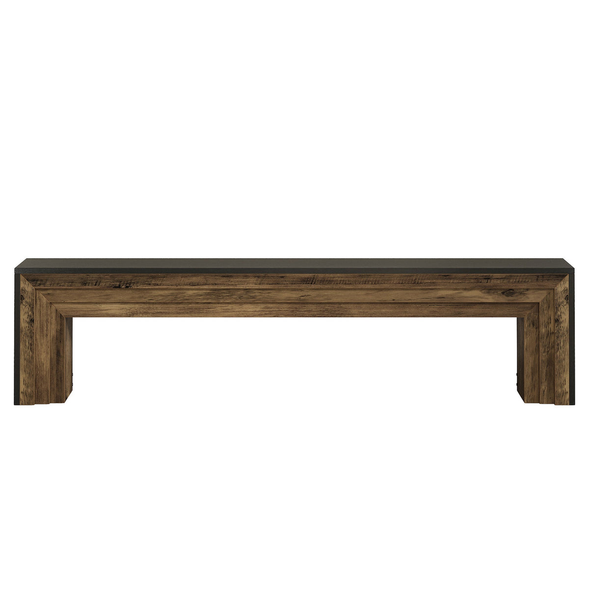 70.9 Inch Extra Long Dining Bench, Farmhouse Wooden Kitchen Bench with 440 lb Capacity for Dining Room