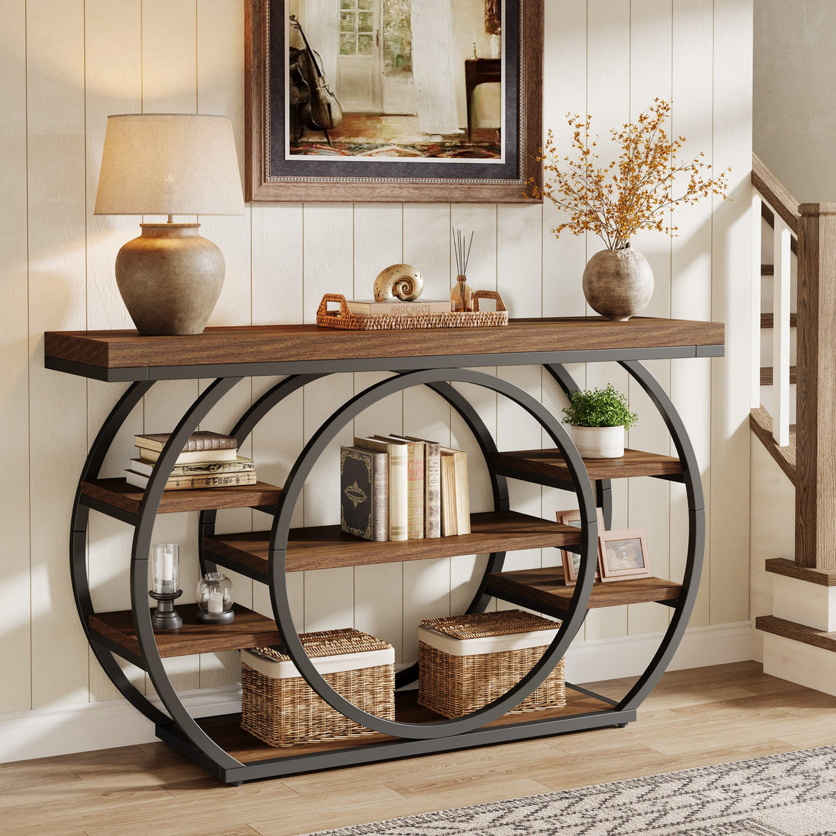 #Colour_Dark walnut & black