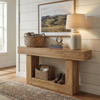 63-inch entryway console table