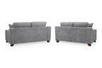 Nebraska Sofa 3+2 Set Slate
