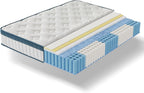 Hybrid Memory Foam Mattress, 7-Zone Orthopedic Support Medium Firm