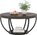 31.7-inch round coffee table