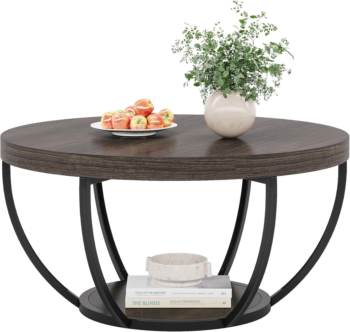 31.7-inch round coffee table