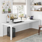 Rectangle Executive Desk, 78.7" Computer Desk 6FT Conference Table