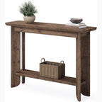 Farmhouse Console Table 41.34 Inch, Narrow Sofa Table with Storage for Living Room Hallway and Entry