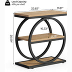 3-tier industrial end table