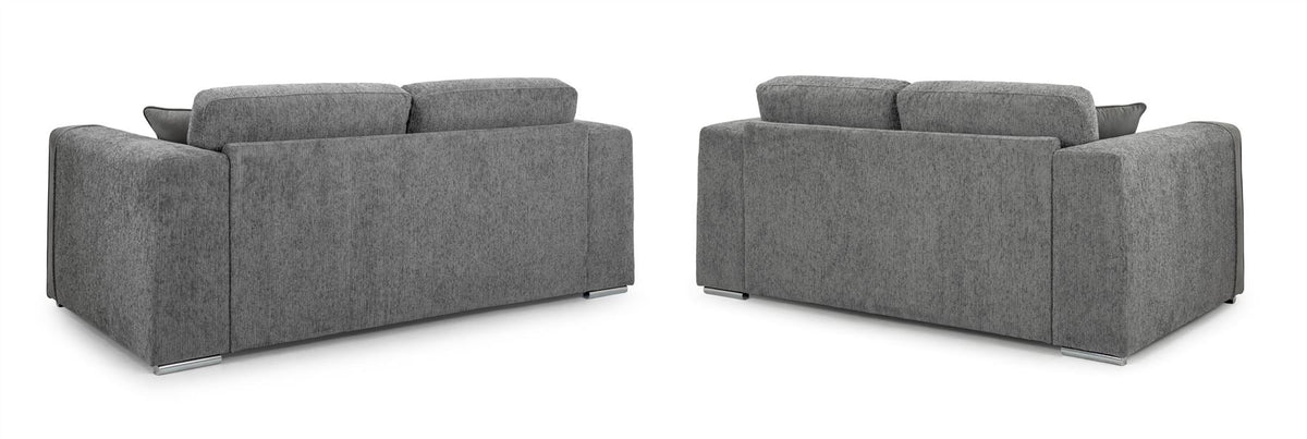 Naples Sofa 3+2 Set Grey