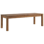 78.7" 2-Person Desk, Solid Wood Double Computer Table Workstation