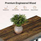 25.59" Side Table, 4-Tier Narrow End Table for Living Room Bedroom