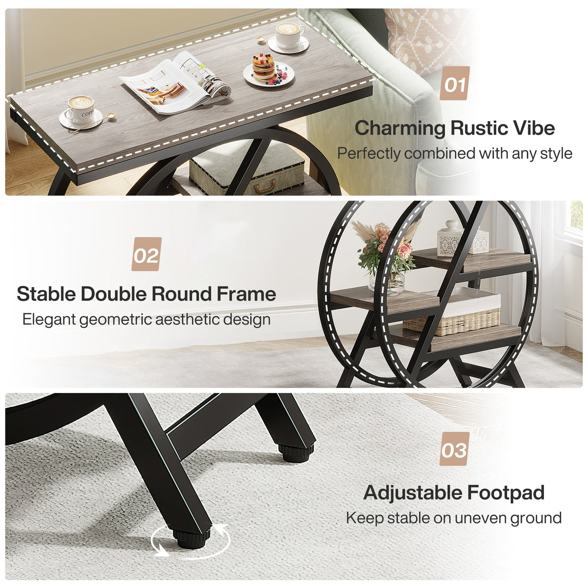 4-tier end table