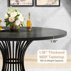 47.2-inch round dining table