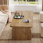 47 Inch Wood Rectangular Coffee Table, Living Room Table