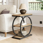 3-tier industrial end table