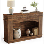 47" Farmhouse Console Table, 2-Tier Sofa Table Entryway Table