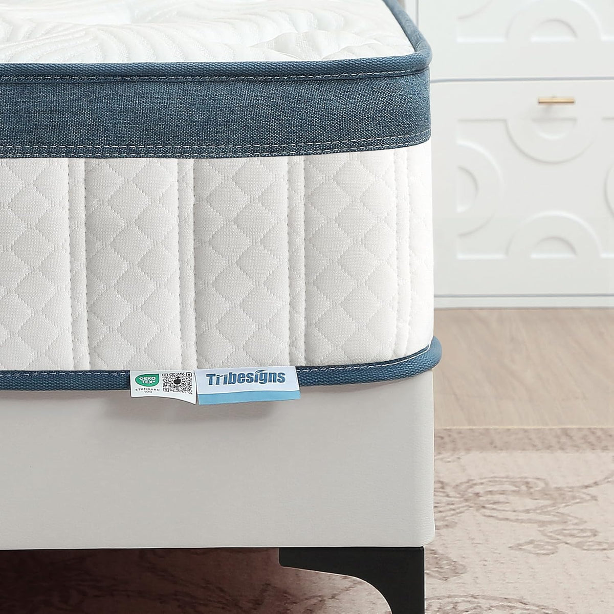 Hybrid Memory Foam Mattress, 7-Zone Orthopedic Support Medium Firm