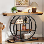 41.3-inch industrial console table