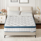 Hybrid Memory Foam Mattress, 7-Zone Orthopedic Support Medium Firm