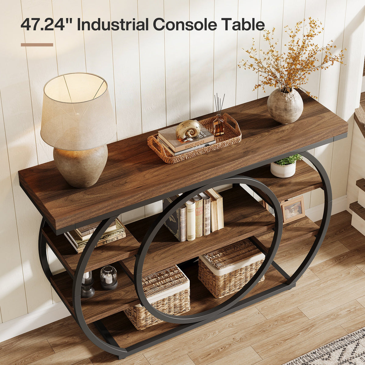 #Colour_Dark walnut & black