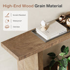 70.87-Inch Wooden Console Table for Entryway, Long Sofa Table Behind Couch