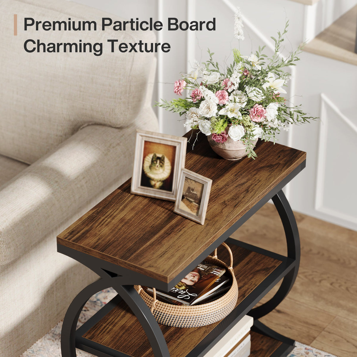 #Colour_Rustic Brown & Black