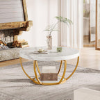 31.7-inch round coffee table