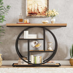 41.3-inch industrial console table