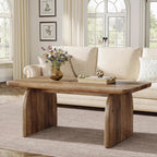47 Inch Wood Rectangular Coffee Table, Living Room Table