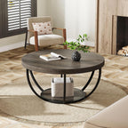 31.7-inch round coffee table