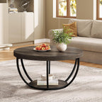 31.7-inch round coffee table