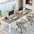 Rectangle Executive Desk, 78.7" Computer Desk 6FT Conference Table