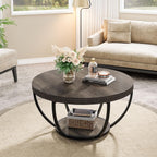 31.7-inch round coffee table